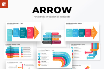 Arrow Infographics PowerPoint Template Diagrams
